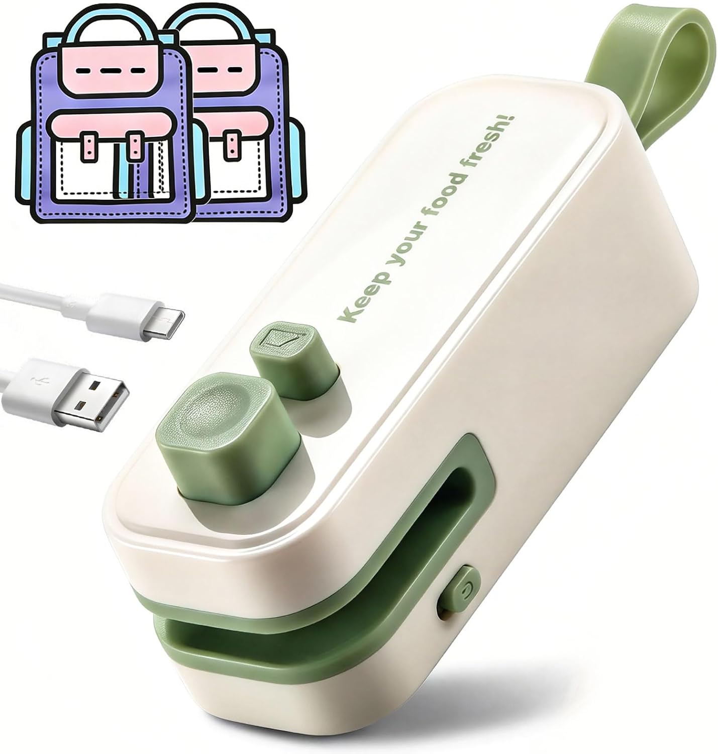 Mini Sigilator Portabil USB - Pastreaza Alimentele Proaspete Mai Mult Timp