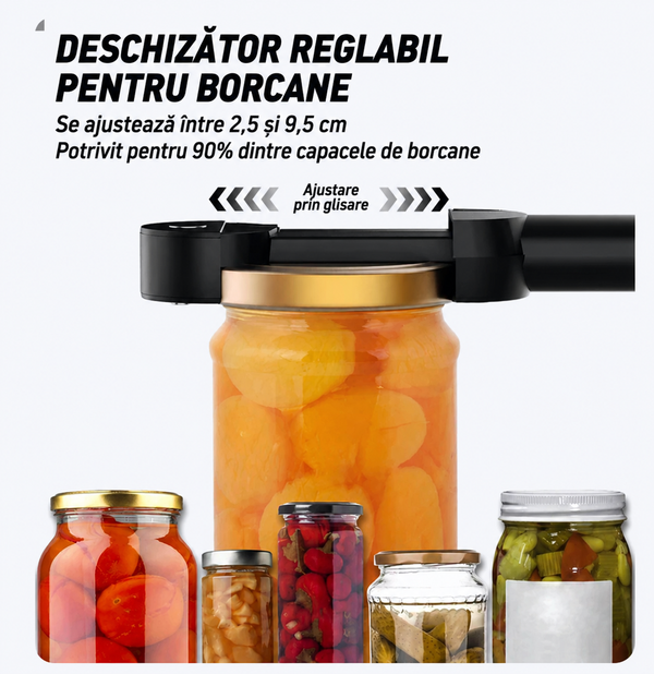 Deschizător Ușor pentru Borcane